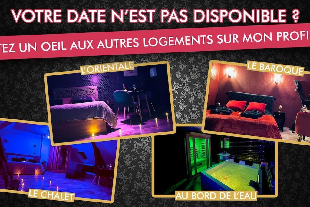 Love Room L' Orientale / Jacuzzi / Sauna Chateau-Landon Kültér fotó